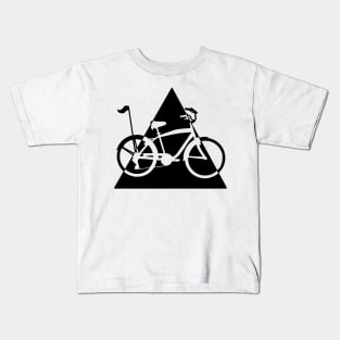 Hipster Triangle Bicycle Kids T-Shirt